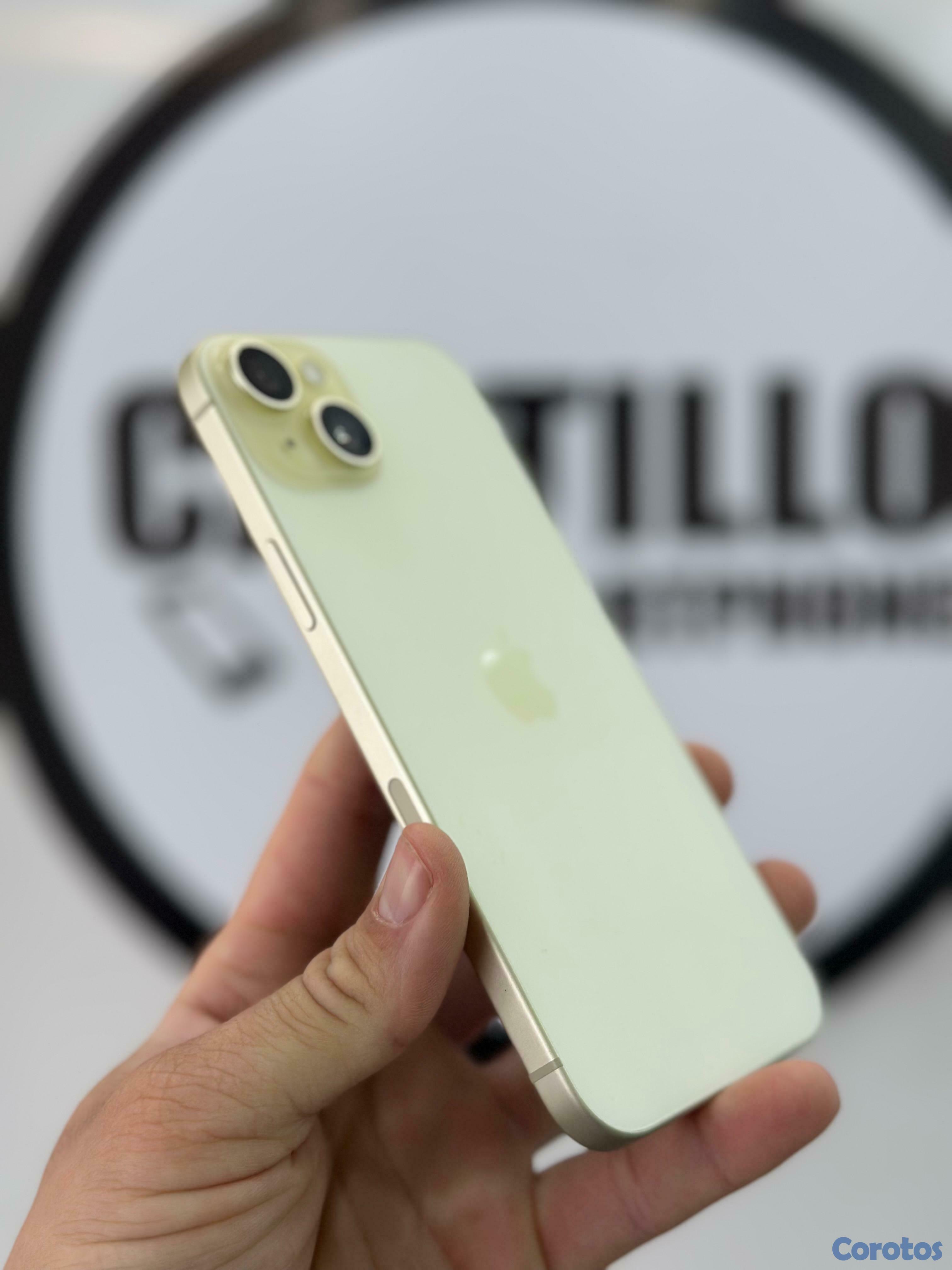 celulares y tabletas - iPhone 15 PLUS  AMARILLO 128GB Factory Unlocked 4