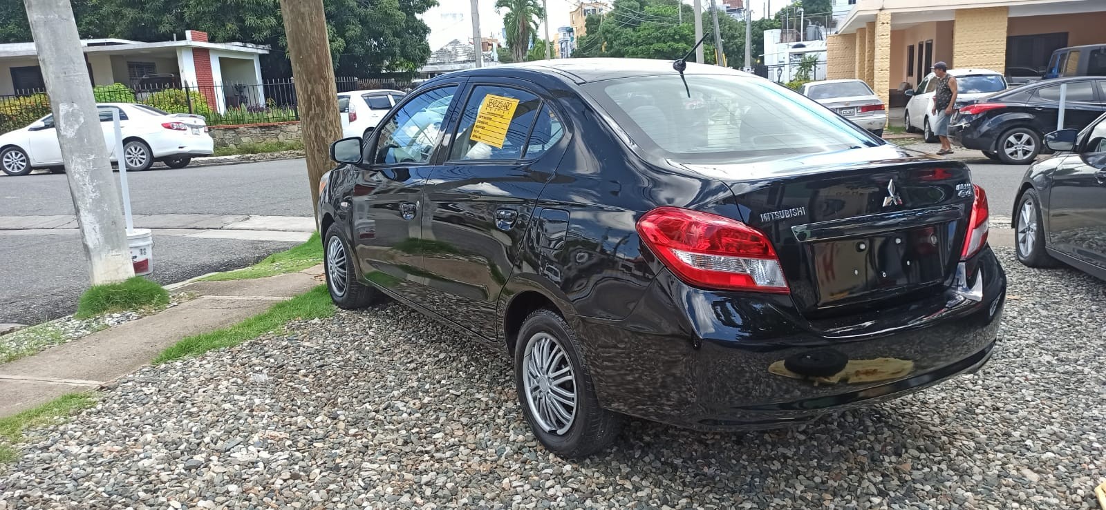 carros - MITSUBISHI MIRAGE 2017 NEGRO 2