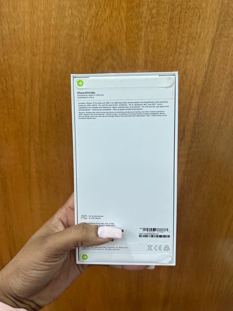 celulares y tabletas - iPhone 14 Pro Max de 512gb E-sim Sellado  4