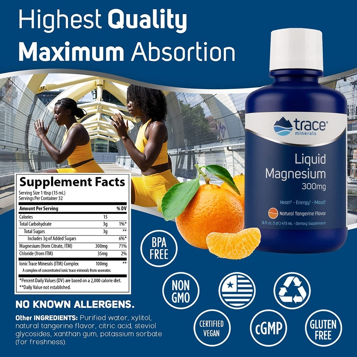 Salud y Equipamiento Médico - Magnesio 300 Mg Trace Minerals 1