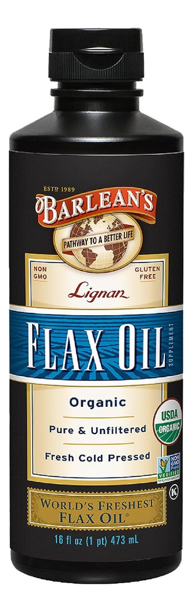 Salud y Equipamiento Médico - Aceite De Lino 473 Ml Barleans 0