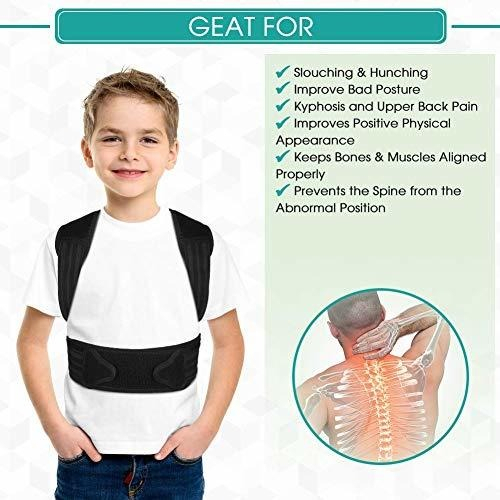 Salud y Equipamiento Médico - Corrector De Postura Para Niños Y Adolescentes, Ajustable. 3