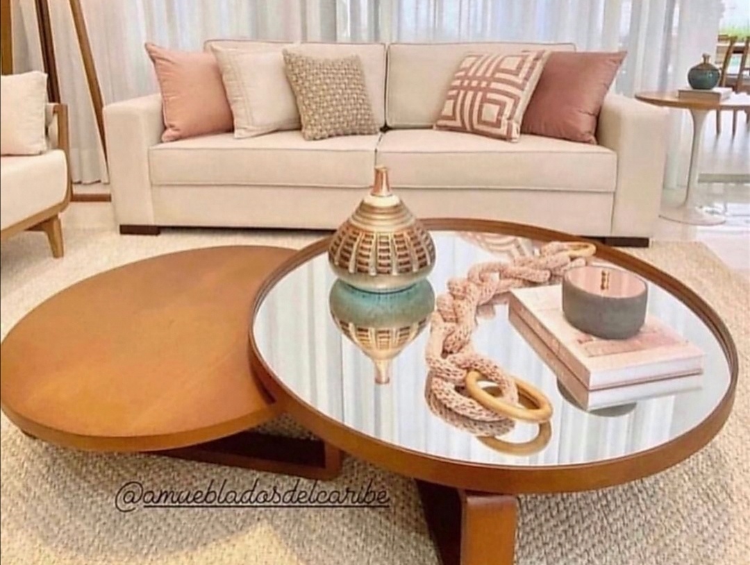 muebles y colchones - Sofá moderno con mesa de centro