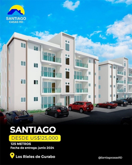 apartamentos - Apartamento en Calle los Rieles Gurabo 0