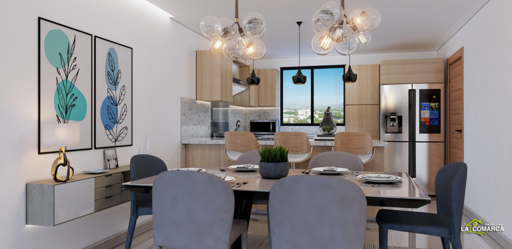 apartamentos - Apartamento amueblado en Santiago 4