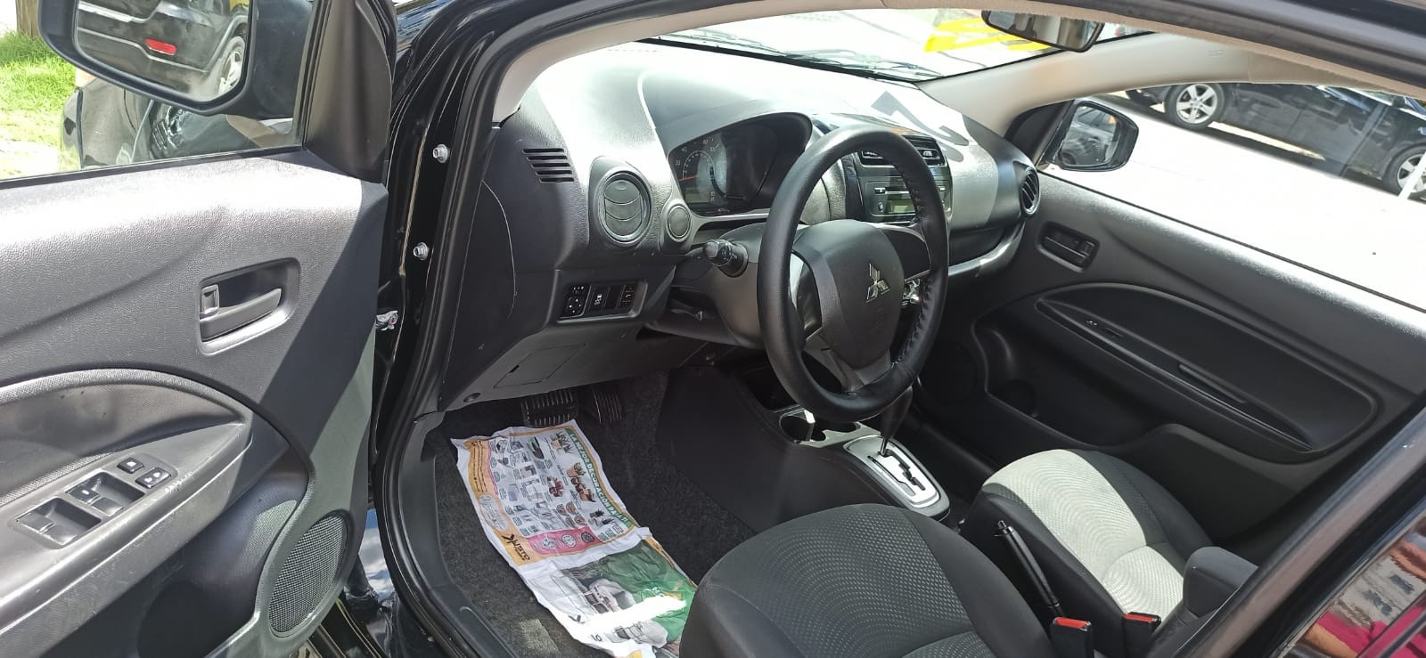 carros - MITSUBISHI MIRAGE 2017 NEGRO 6