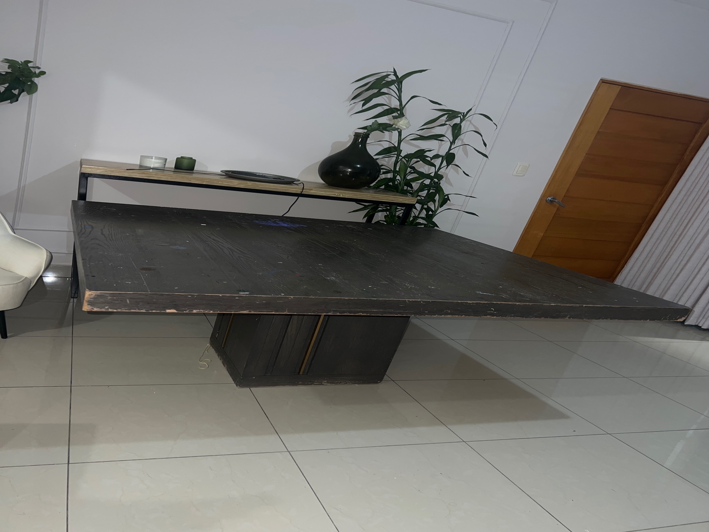 decoración y accesorios - Mesa de comedor cuadrada  2