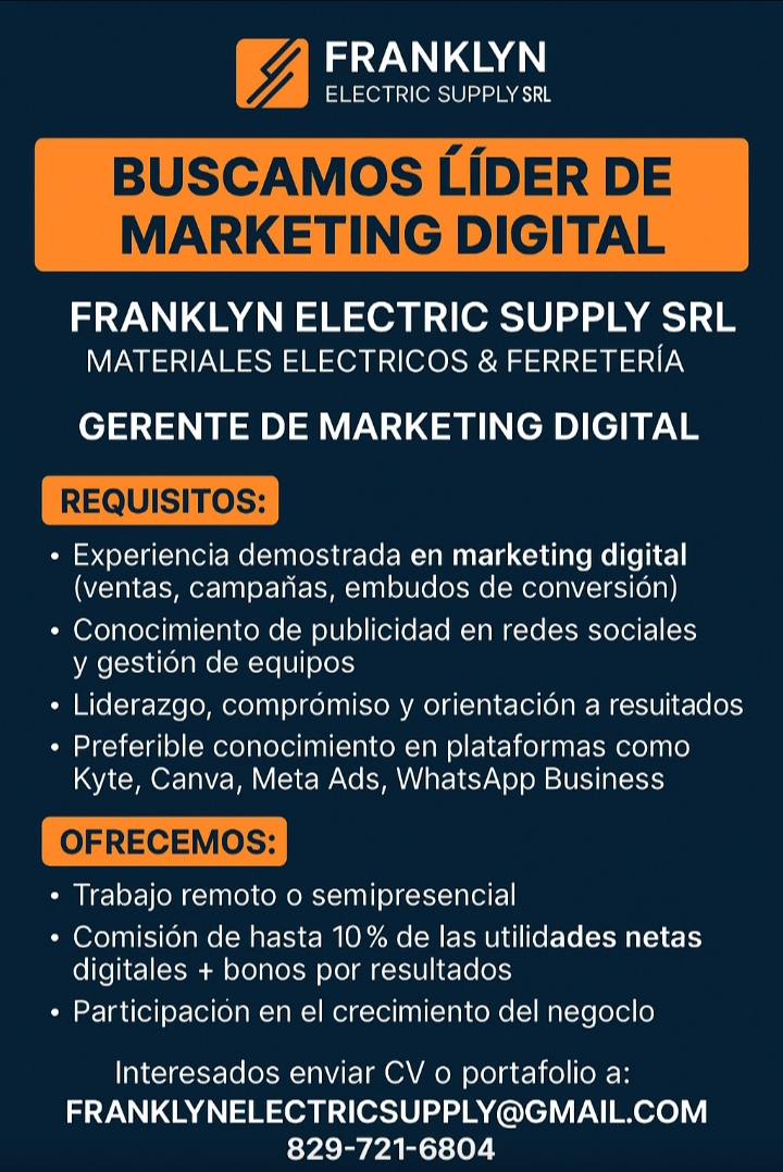 empleos disponibles - Gerente de Marketing Digital o Chief Marketing Off 0