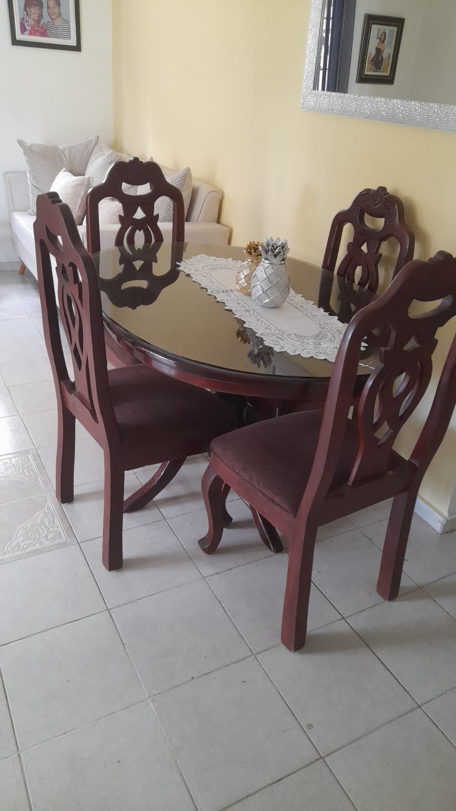 muebles y colchones - Comedor de caoba