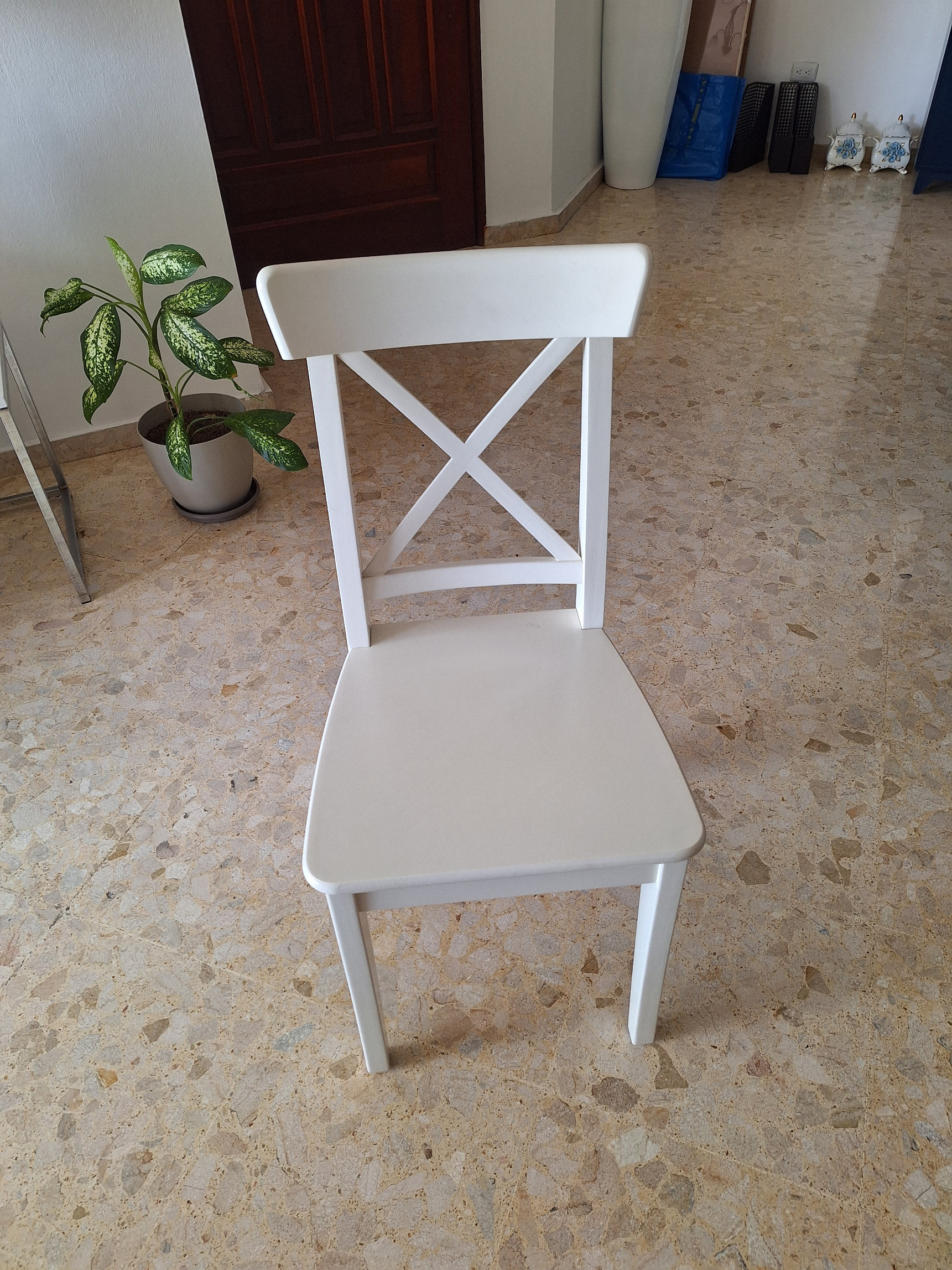 muebles y colchones - comedor blanco 4