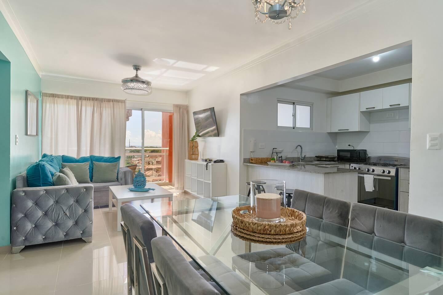 apartamentos - Apartamento totalmente amueblado en Av. Charles de Gaulle 19