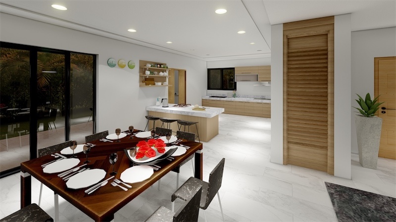 casas vacacionales y villas - Venta de Villa con piscina cerca de la playa en Juan dolio Metro country club  2