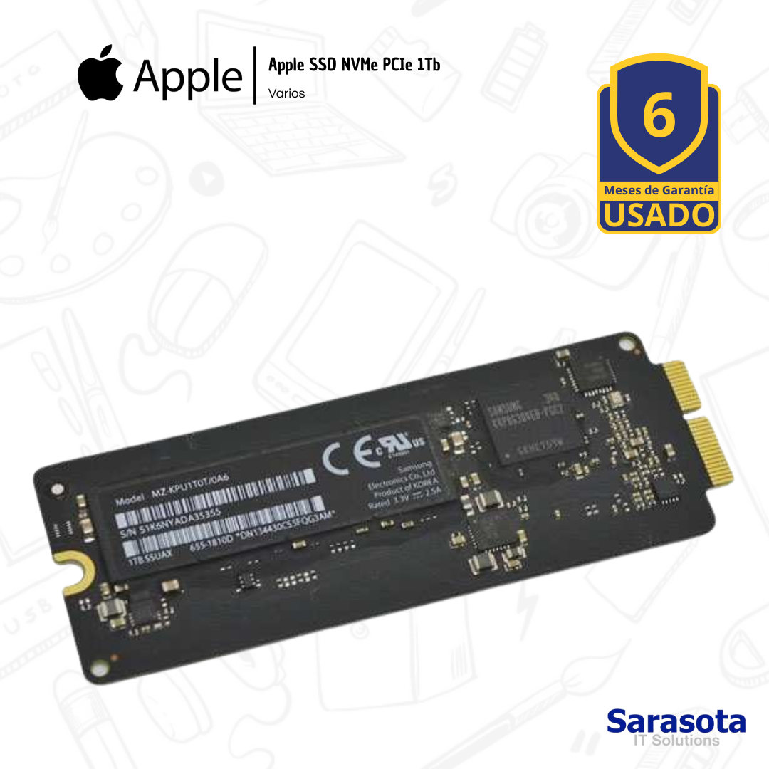 accesorios para electronica - Apple SSD NVMe PCIe 1Tb