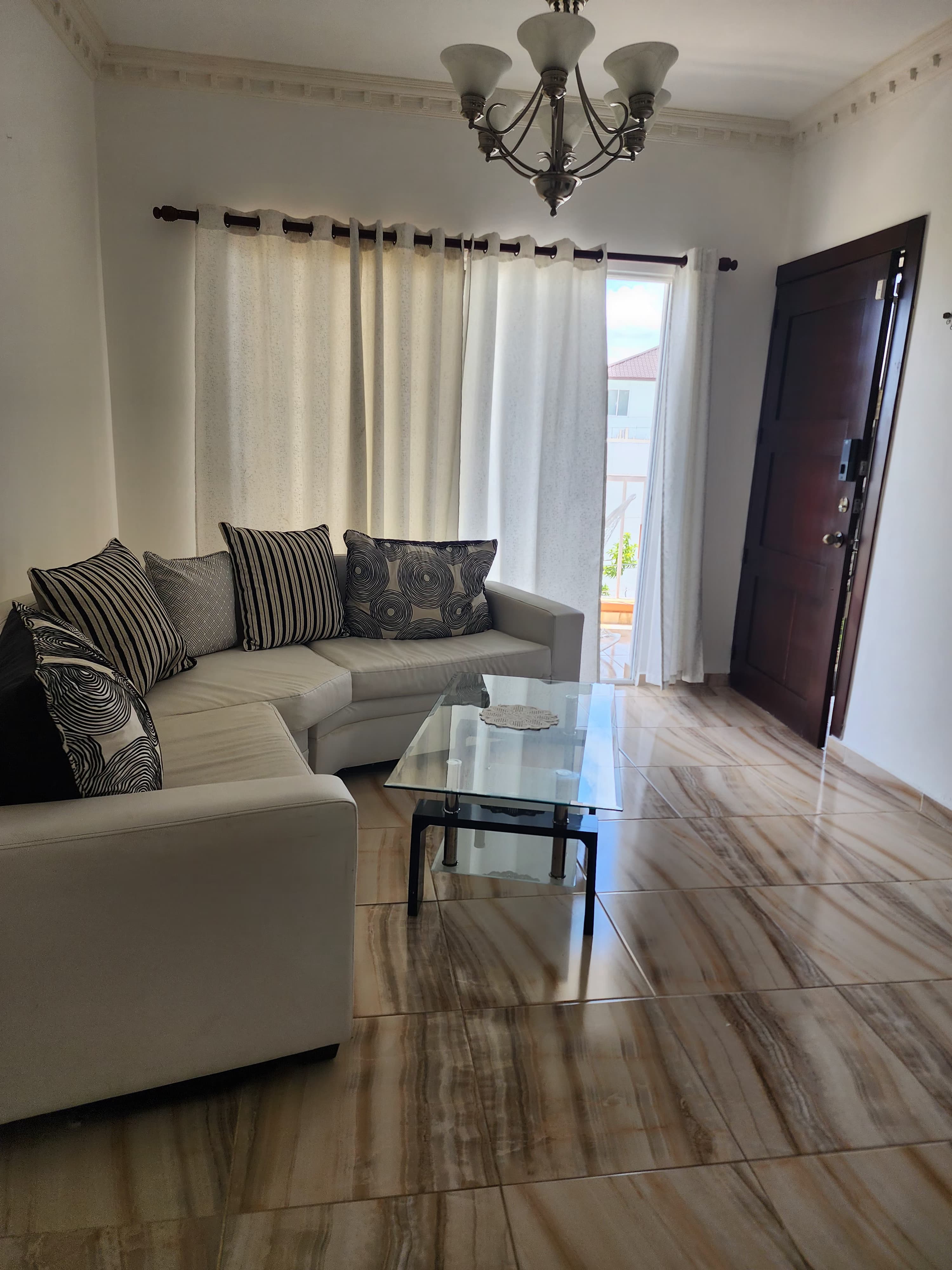apartamentos - Apartamento amueblado full con vista al mar muy bien ubicado a 4 minutos todo  5