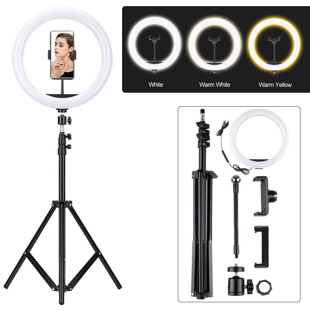 otros electronicos - Anillo Aro De Luz 12 Pulgadas Selfie Led + Tripode 2.5 Metros 4