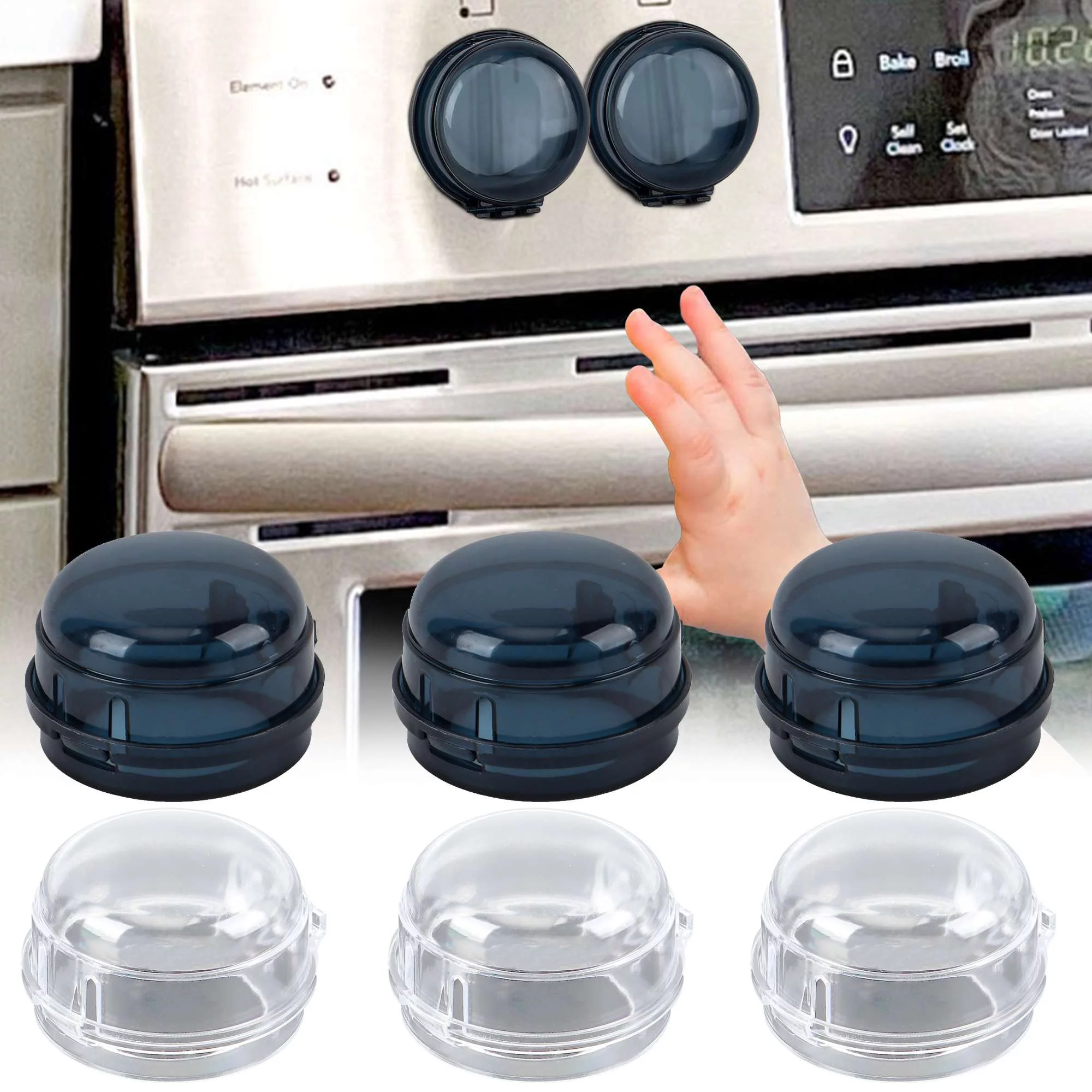 decoración y accesorios - protector de perilla de estufa de gas de seguridad 0