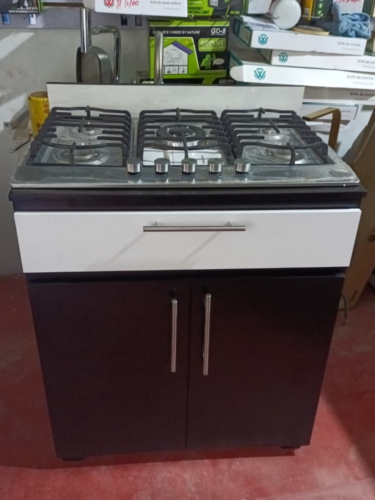 cocina - Estufas modernas con mueble incluido. 3