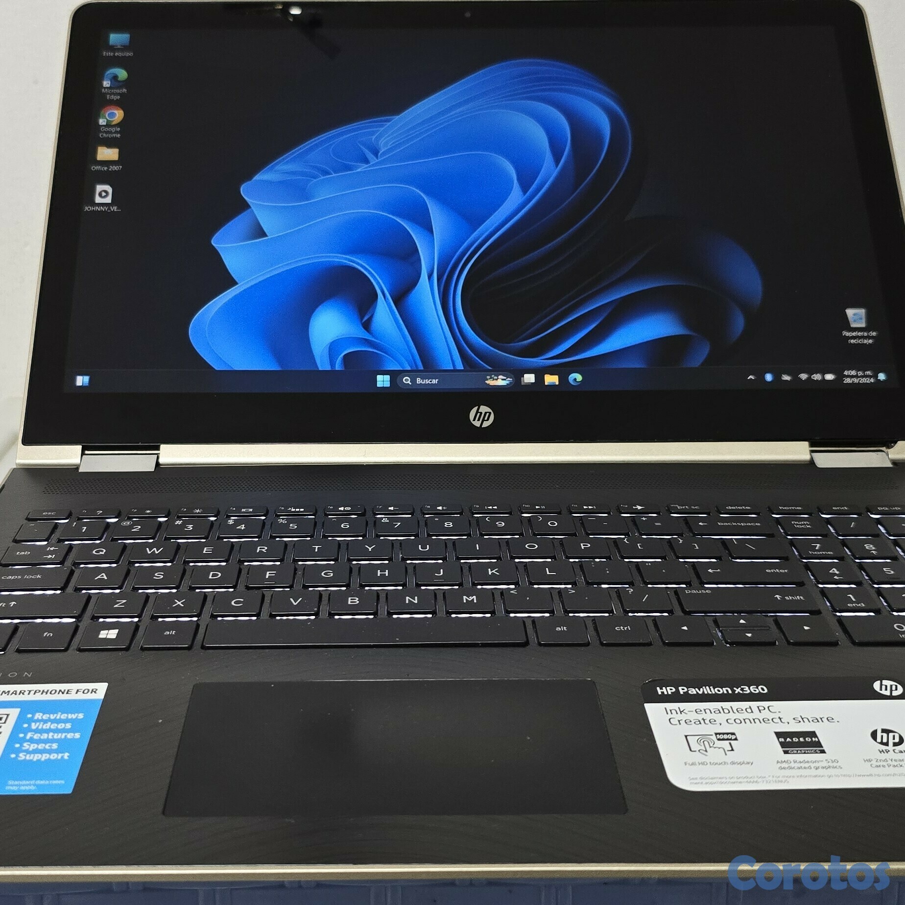computadoras y laptops - hp Pavilion 360 17 Pulg Core i7 Ram 16gb ddr4 Disco 256gb solido Doble Video  1