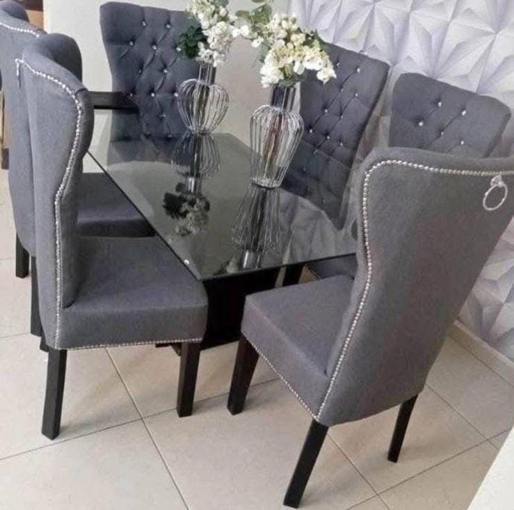 muebles y colchones - COMEDORES MODERNOS 4 Y 6 SILLAS 0