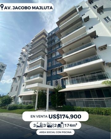 apartamentos - Apartamento en la jacobo Majluta proyecto nuevo 