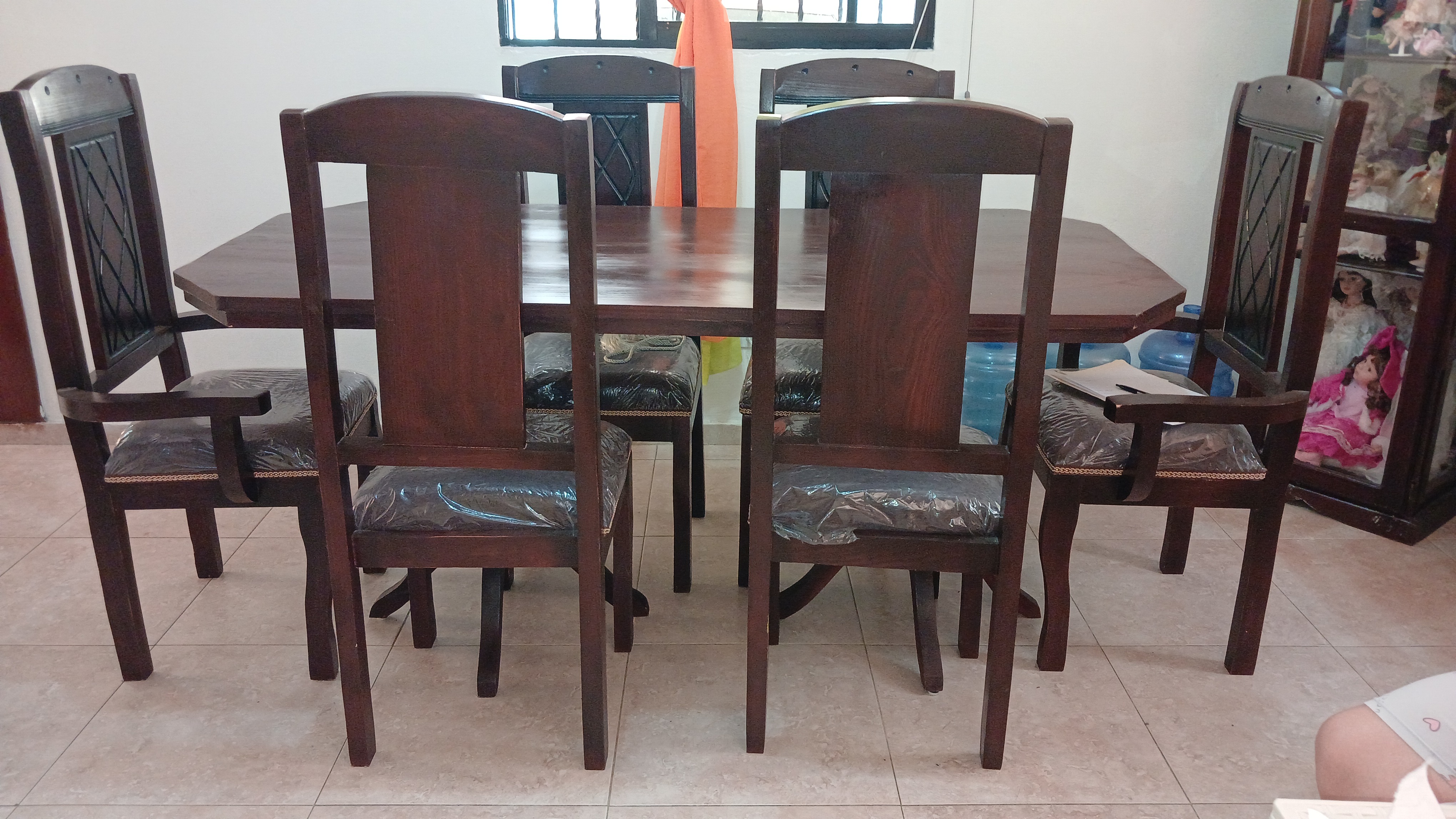 cocina - Comedor de 6 sillas en pino tratado 0