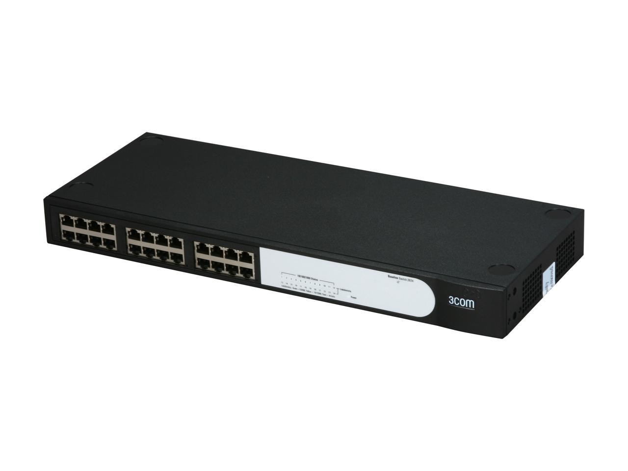 accesorios para electronica - Switch 24 puertos 3COM HP 2428 rack