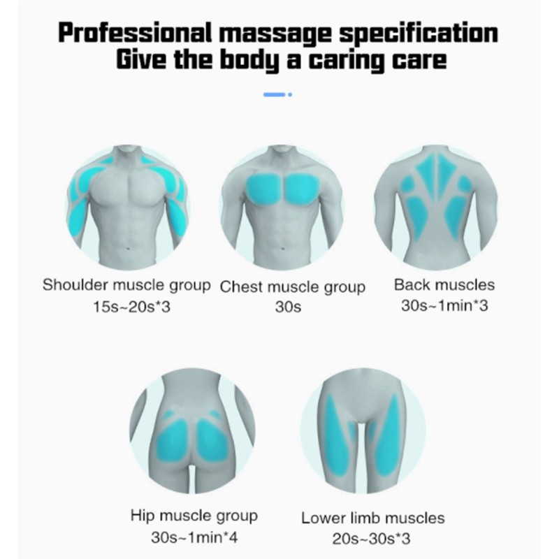 deportes - Masajeador de tejido profundo, corporal, ejercitar MUSCULO alivio dolor, pistola 7
