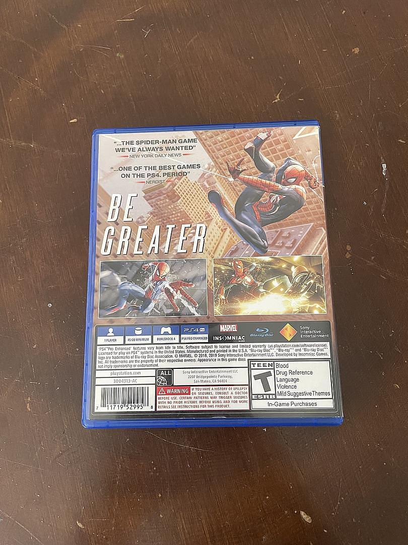 consolas y videojuegos - spider-man PlayStation 4 1