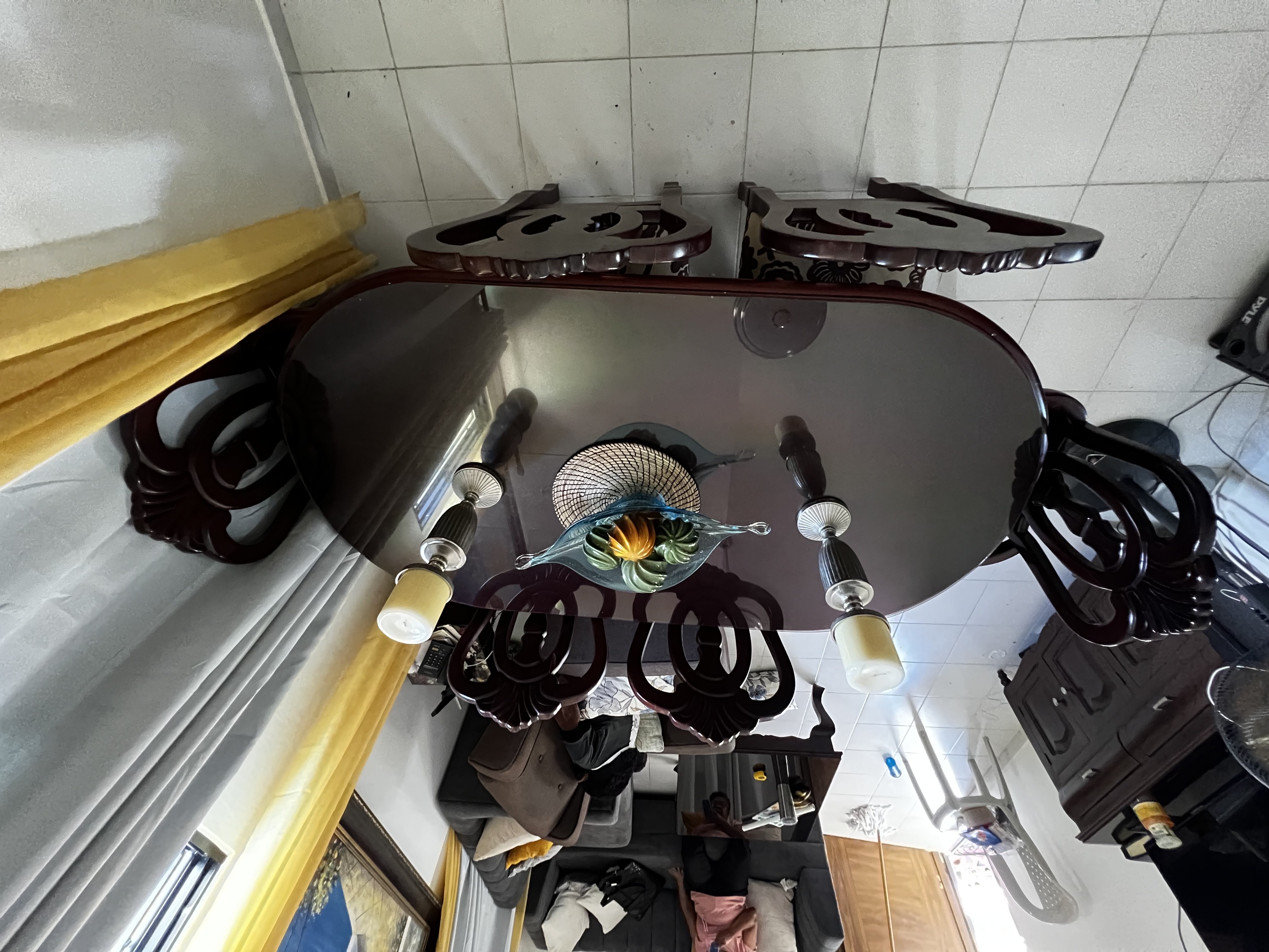 muebles y colchones - comedor de caoba  5