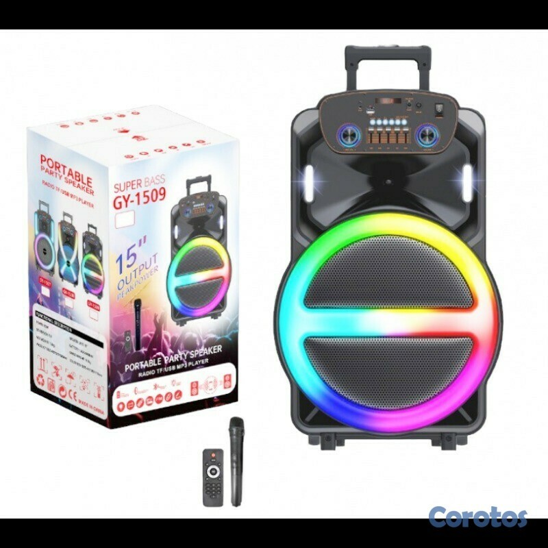 camaras y audio - BOCINA DE 15" SUPER BASS GY-1509 2