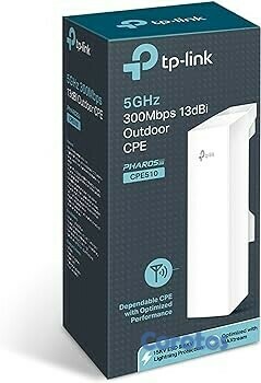 computadoras y laptops - ACCESS POINT TP-LINK CPE510, 5.0GHZ/300MBPS, 13DBI ANTENNA, 1 PUERTO LAN POE + 1