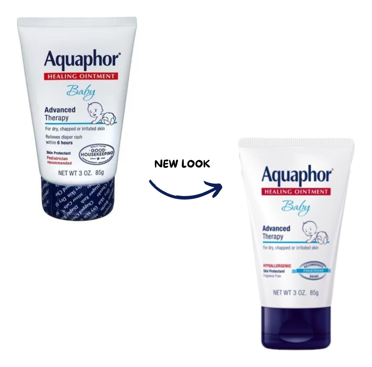 Salud y Equipamiento Médico - Aquaphor Baby Crema Antipañaliti Formula Protectora 3 Oz 2