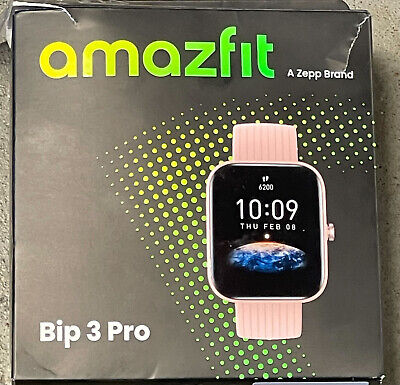 otros electronicos - RELOJ INTELIGENTE AMAZFIT BIP 3 PRO ROSADO  5