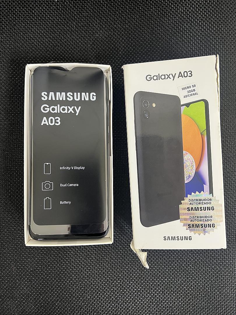 celulares y tabletas - Samsung Galaxy A03 32GB, NUEVO en caja abierta 1