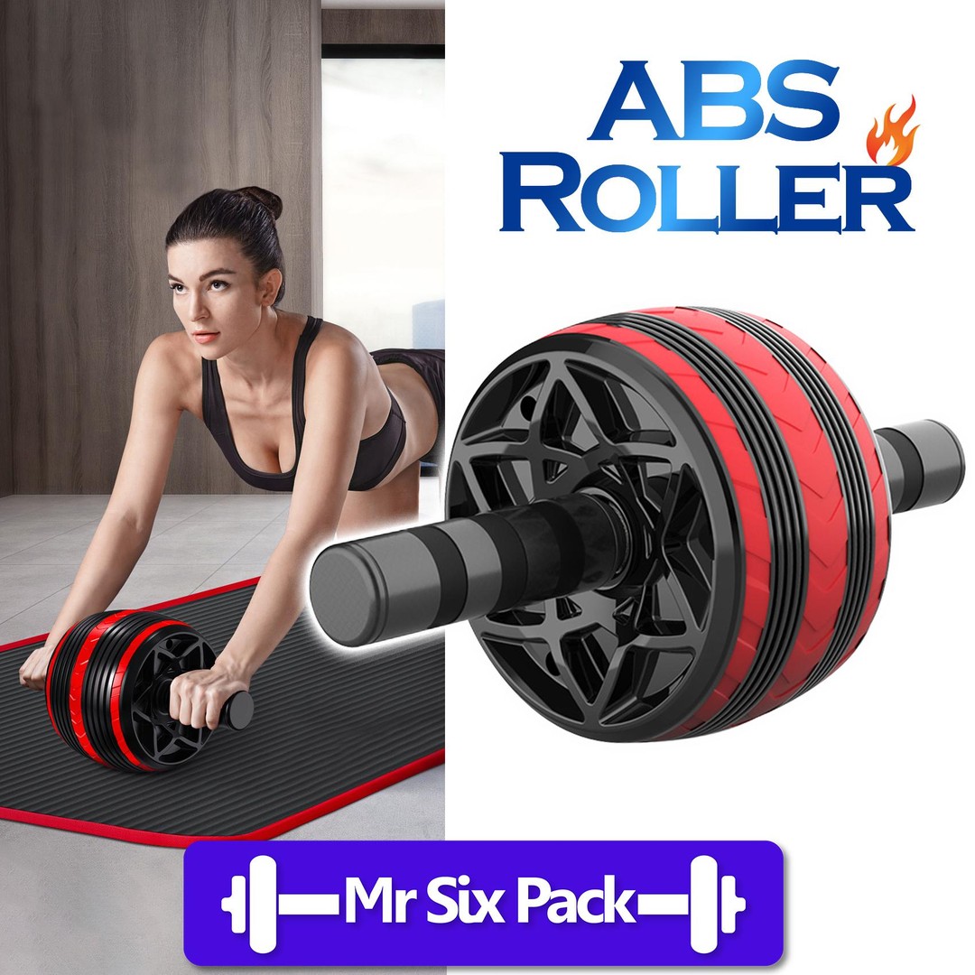 Artículos Deportivos - Rueda de Abdominales Reforzada + Alfombrita ejercicio fitness abdominal  6