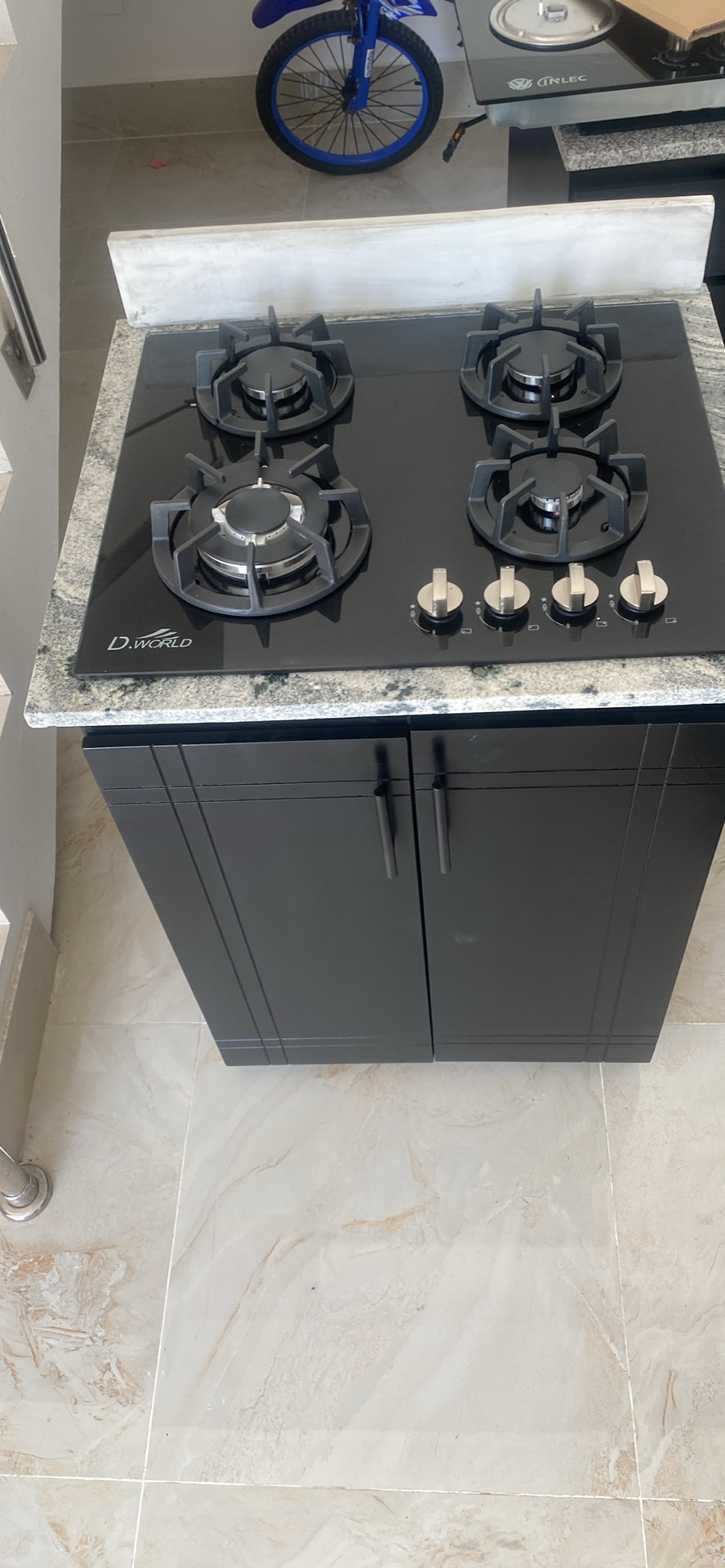 cocina - Estufas modernas con mueble incluido. 4