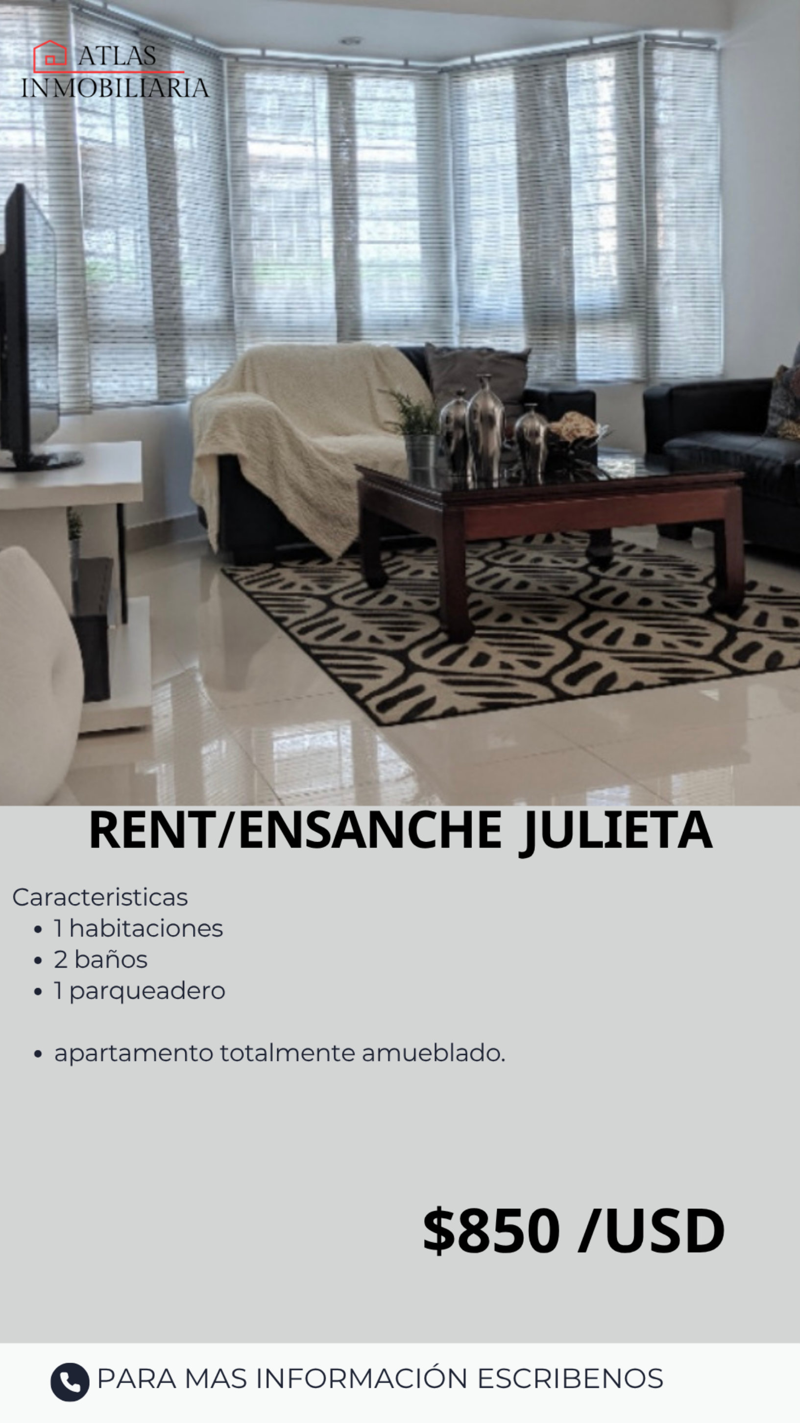 apartamentos - apartamento en alquiler- Julieta Morales