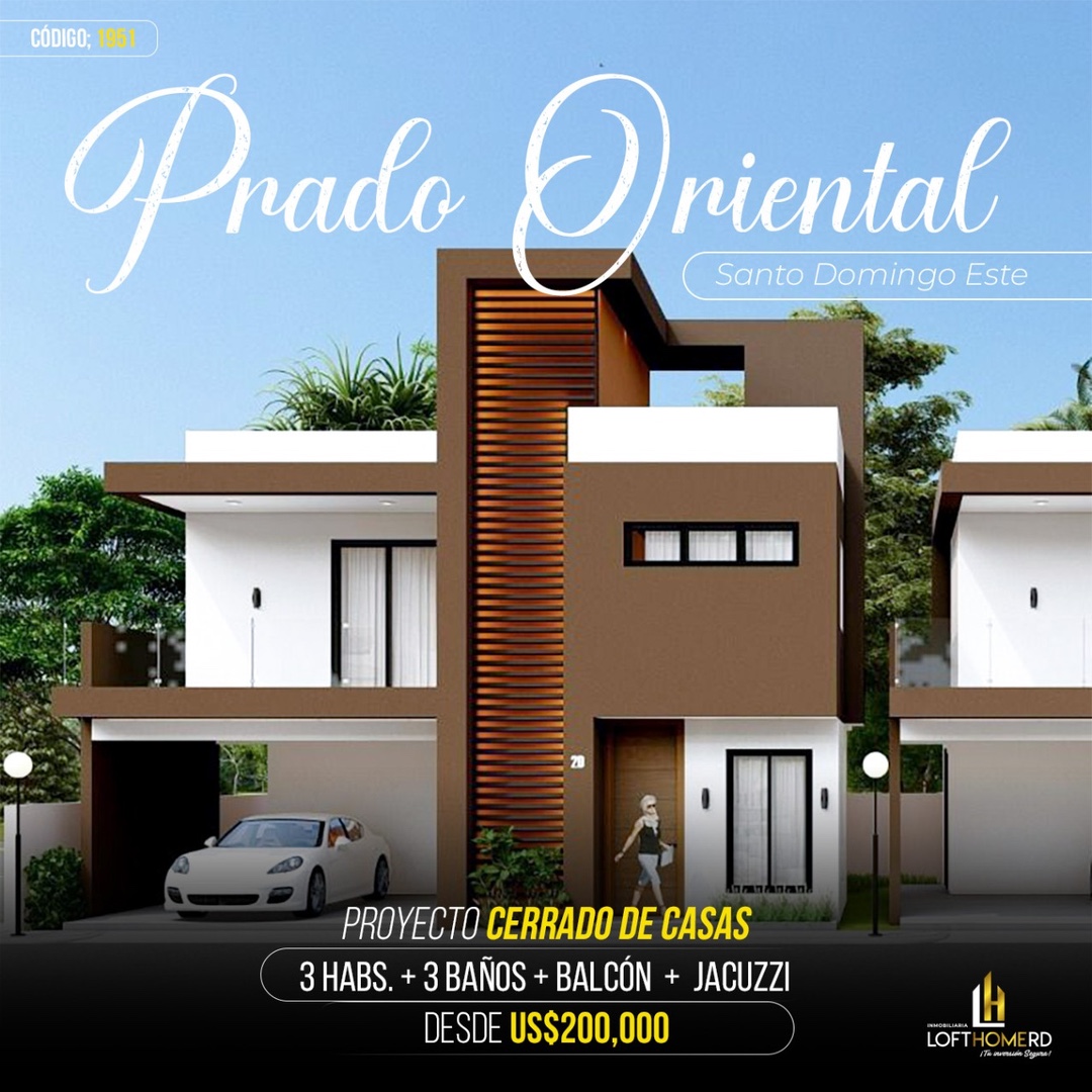 casas - Venta de casa en proyecto cerrado en la autopista de san Isidro prado oriental 