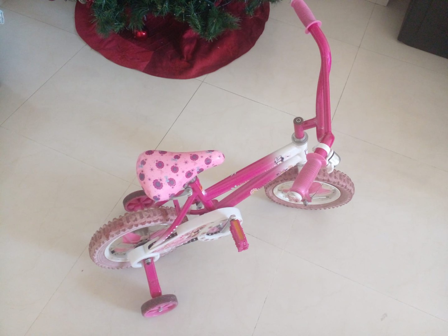 juguetes - Bicicleta de Minnie, aro 12 1