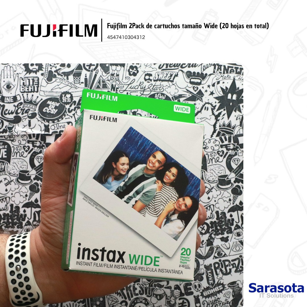 accesorios para electronica - Instax Wide 2 pack de cartuchos de 10 fotos 0