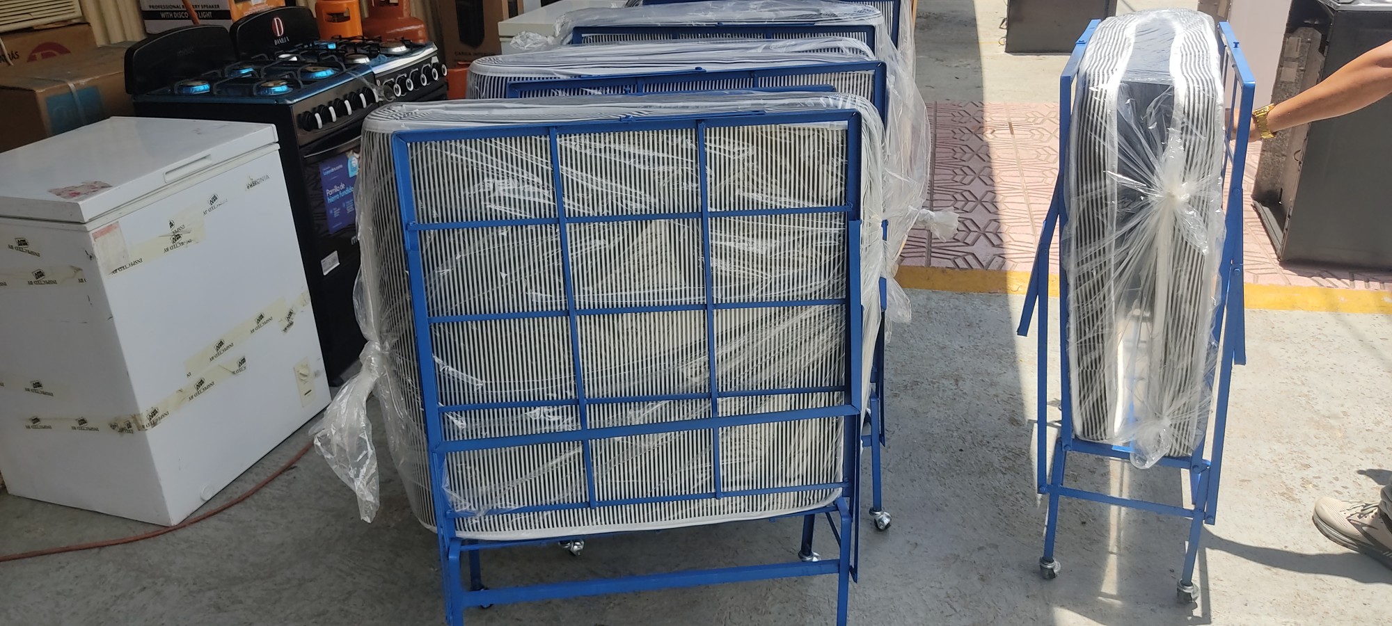 electrodomesticos - Cama sándwich azul nueva  1