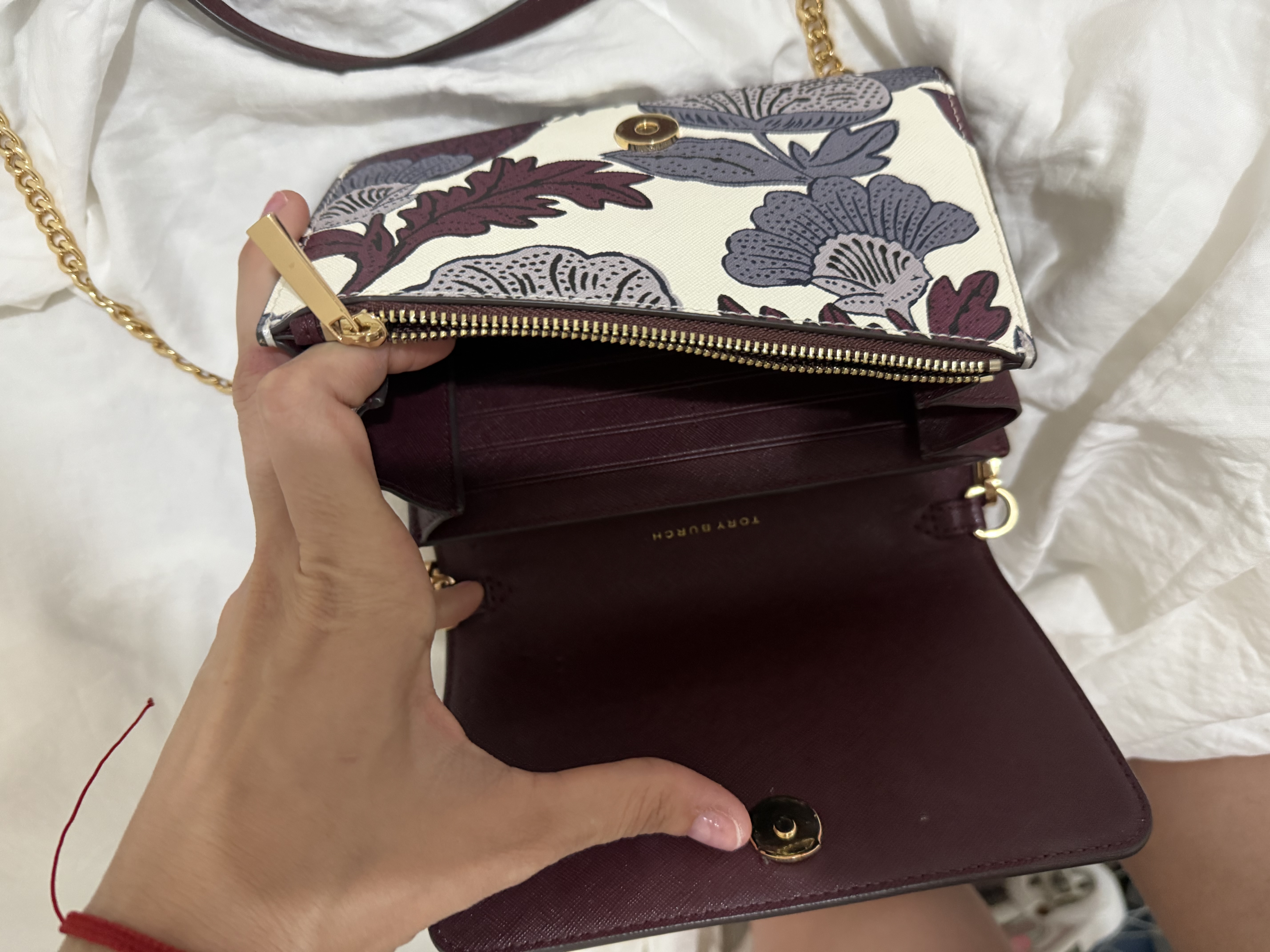 carteras y maletas - Cartera Tory Burch como nueva