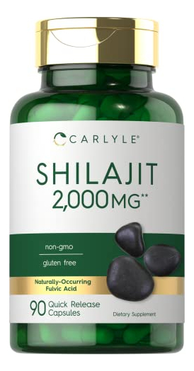 Salud y Equipamiento Médico - Shilajit 2000mg 90cap Carlyle