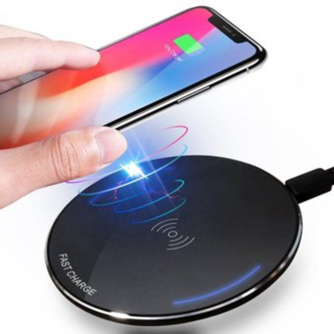 celulares y tabletas - CARGADOR INALAMBRICO KLIPX HALO,CIRCULAR, 10 WATTS,CERTIFICACIÓN QI,PARA CELULAR 2
