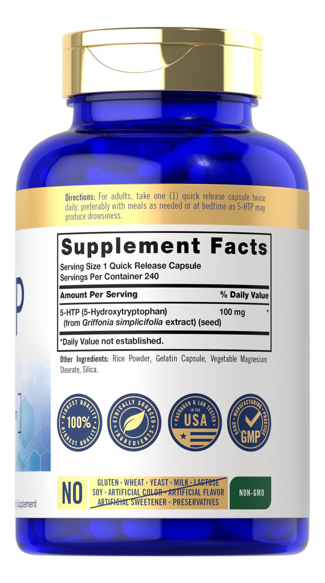 Salud y Equipamiento Médico - Carlyle 5htp | 100mg | 240 Capsulas 1