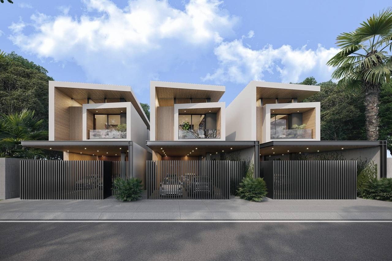 casas - Tres casas Bella Vista Proyecto exclusivo   5