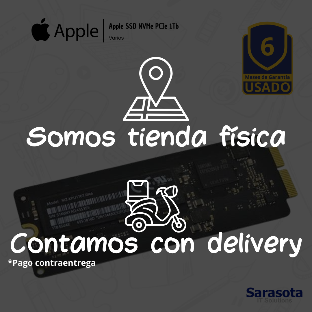 accesorios para electronica - Apple SSD NVMe PCIe 1Tb 1