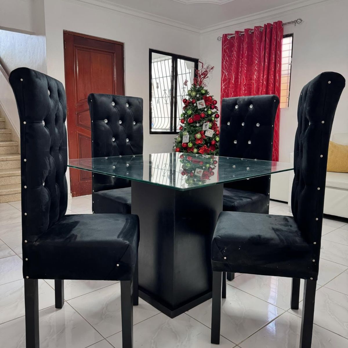 muebles y colchones - COMEDORES MODERNOS 4 Y 6 SILLAS 2