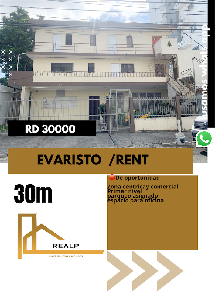 oficinas y locales comerciales - Oficina en evaristo morales  0