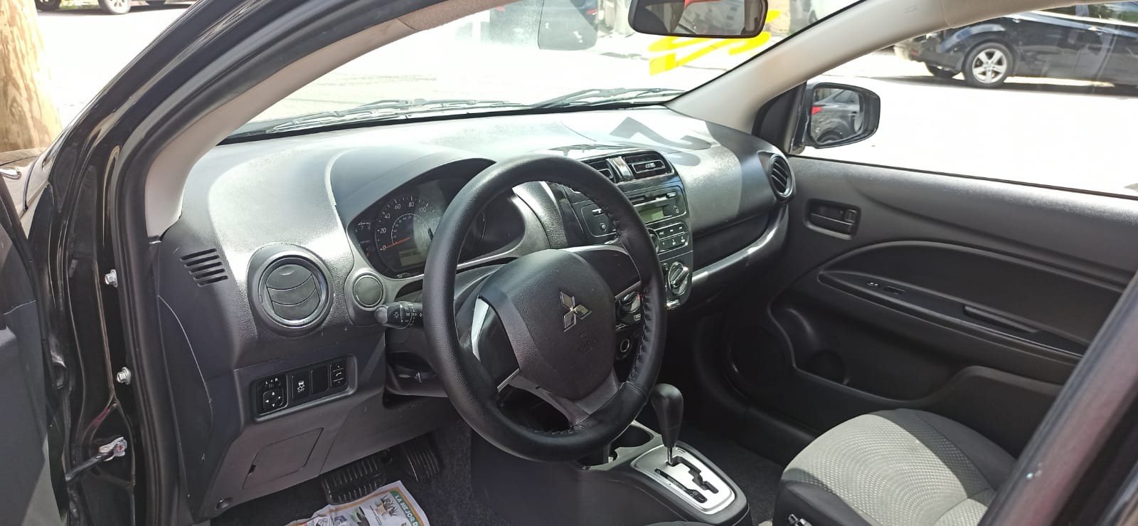 carros - MITSUBISHI MIRAGE 2017 NEGRO 5